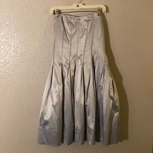 Monique Lhuillier Silver Bell Dress